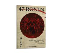 Poster du film 47 Ronins Bataille de samouraï féodale Japon - Art mural - Impression sur toile - Affiches d'œuvres d'art esthétiques - 40 x 60 cm