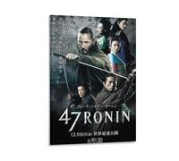 Poster du film 47 Ronins Bataille de samouraï féodale Japon - Art mural - Impression sur toile - Décoration murale d'intérieur - 20 x 30 cm