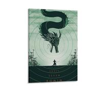 Poster du film 47 Ronins Bataille de samouraï féodale Japon - Art mural sur toile - Décoration murale d'intérieur moderne - 50 x 75 cm