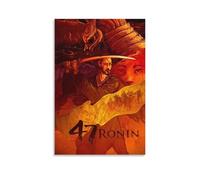Poster du film 47 Ronins Bataille de samouraïs - Décoration murale d'intérieur moderne - 60 x 90 cm