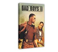 Poster du film Bad Boys II sur toile - Décoration murale pour salon, chambre à coucher - 50 x 75 cm