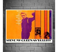 Poster du Film Bullitt Steve McQueen Taille 50 x 70 cm