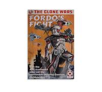 Poster du film Captain Fordo Star The Wars - Décoration murale vintage pour salon - 30 x 45 cm