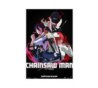Poster du film Chainsaw Man Reze sur toile pour décoration de chambre à coucher, bureau, chambre, cadeau 20 x 30 cm