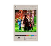 Poster du film Charlie et la chocolaterie - Impression sur toile - Décoration de chambre à coucher - Paysage sportif - Cadeau - Sans cadre - 20 x 30 cm