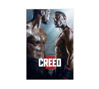 Poster du film Creed III sur toile - Décoration murale pour salon, chambre à coucher - 20 x 30 cm