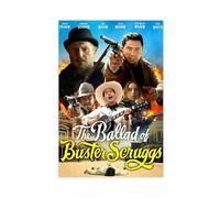 Poster du film de comédie The Ballad Of Buster Scruggs 2 - Décoration pour chambre à coucher, bureau, cadeau - 30 x 45 cm