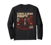 Poster du Film Dead Pirate Curse Vintage Halloween Manche Longue