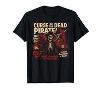 Poster du Film Dead Pirate Curse Vintage Halloween T-Shirt