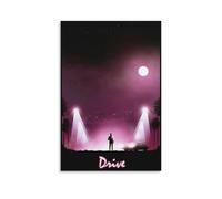 Poster du film Drive - Ryan Gosling dans un élégant thriller néo-noir de voitures et de crime (10) - Impression sur toile - Décoration d'intérieur - 40 x 60 cm