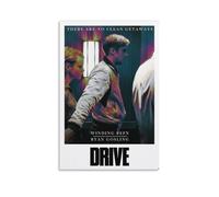 Poster du film Drive - Ryan Gosling dans un élégant thriller néo-noir de voitures et de crime (24) - Impression sur toile - Affiches d'œuvres d'art esthétiques pour chambre - 40 x 60 cm