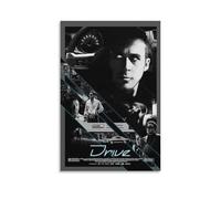 Poster du film Drive - Ryan Gosling dans un élégant thriller néo-noir de voitures et de crime (9) - Art mural imprimé sur toile - Affiches d'œuvres d'art pour décoration de chambre (60 x 90 cm)