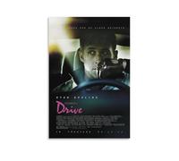 Poster du film « Drive » - Ryan Gosling in A Stylish Neo-Noir Thriller of Cars And Crime (17) - Impression sur toile pour décoration murale d'intérieur moderne (50 x 75 cm)