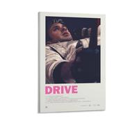 Poster du film Drive - Ryan Gosling in A Stylish Neo-Noir Thriller of Cars And Crime (7) - Poster d'œuvres d'art cool - Impression sur toile à suspendre - 60 x 90 cm