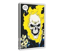 Poster du film Ghost Rider Spirit of Vengeance (6) - Impression sur toile - Décoration murale pour salon, chambre à coucher - 40 x 60 cm