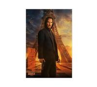 Poster du film John Wick chapitre 4 Keanu Reeves 2023 - Décoration murale pour salon, chambre à coucher - Style sans cadre - 30 x 45 cm