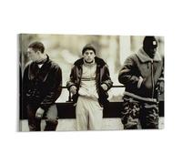 Poster du film La Haine des années 90 (9) - Impression sur toile - Décoration moderne pour chambre à coucher - 40,6 x 5,1 cm