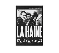 Poster du film La Haine - Impression sur toile - Décoration murale esthétique pour salon, chambre à coucher - 20 x 30 cm - Style sans cadre