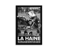 Poster du film La Haine sur toile sans cadre - Décoration murale esthétique pour salon, chambre à coucher - 30 x 45 cm