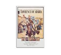 Poster du film Lawrence d'Arabie - Impression sur toile - Décoration murale moderne pour chambre à coucher - 60 x 90 cm