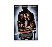 Poster du film Lucky Number Slevin - Décoration murale sur toile - 30 x 45 cm - Sans cadre - Numéro porte-bonheur Slevin