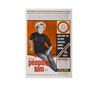 Poster du film Peeping Tom sur toile pour décoration de chambre à coucher, bureau, chambre, cadeau, 50 x 75 cm