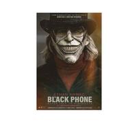 Poster du film The Black Phone sur toile - Décoration de chambre à coucher, bureau, chambre - Cadeau sans cadre - 30 x 45 cm