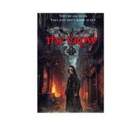 Poster du film The Crow (22) sur toile pour décoration de chambre à coucher, bureau, chambre, cadeau 30 x 45 cm