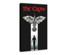 Poster du film The Crow (32) - Impression sur toile - Décoration murale pour salon, chambre à coucher - 60 x 90 cm