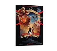 Poster du film The Flying Gordon - Impression sur toile - Décoration murale moderne pour chambre à coucher - 60 x 90 cm