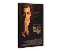 Poster du film The Godfather Al Pacino Marlon Brando sur toile pour décoration de salon, chambre à coucher, style cadre, 20 x 30 cm