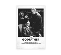 Poster du film The Godfather classique rétro du film 9 - Décoration pour chambre à coucher, bureau, cadeau - 50 x 75 cm