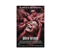 Poster du film The Green Inferno Terreur sur toile - Décoration murale moderne pour chambre à coucher - 20 x 30 cm