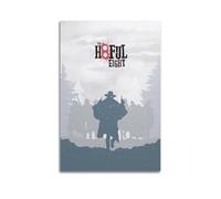 Poster du film The Hateful Eight - Impression sur toile - Décoration murale moderne pour chambre à coucher - 20 x 30 cm
