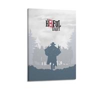 Poster du film The Hateful Eight - Impression sur toile - Décoration murale moderne pour chambre à coucher - 20 x 30 cm