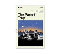 Poster du film The Parent Trap moderne du milieu du siècle - Décoration pour chambre à coucher, bureau, chambre - 60 x 90 cm