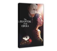 Poster du film The Phantom Of Art The Opera Musical Theatre Vintage Broadway - Décoration de chambre à coucher - 50,8 x 76,2 cm