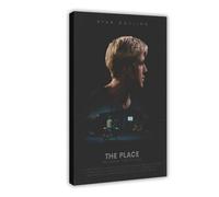 Poster du film The Place Beyond The Pines (1) - Impression sur toile - Décoration murale pour salon, chambre à coucher - 50 x 75 cm