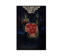 Poster du film The Return of The Living Dead sur toile - Décoration murale pour salon, chambre à coucher - 30 x 45 cm