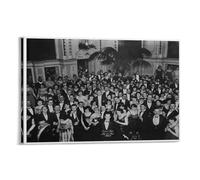 Poster du film The Shining 1980 de Jack Nicholson Overlook Hotel July Ball - Art mural décoratif sur toile pour salon - 20 x 30 cm