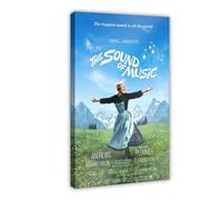 Poster du film The Sound Of Music sur toile - Décoration pour chambre à coucher, bureau, chambre - Cadeau - 30 x 45 cm