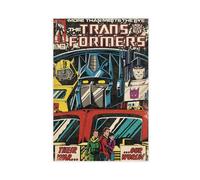 Poster du film Transformers inspiré de la bande dessinée - Décoration de chambre à coucher, bureau, chambre - Cadeau 40 x 60 cm