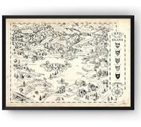 Poster d'un clan de chats guerriers, chats guerriers, le clan guerrier, sans cadre (v3) (A3 29,7 x 41,9 cm)