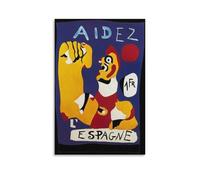 Poster d'œuvres d'art sur toile représentant Joan Miro 40 x 60 cm