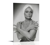 Poster Eartha Kitt 1 sur toile pour chambre à coucher, décoration murale d'intérieur, 40 x 60 cm, style cadre
