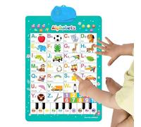 Poster éducatif éducatif pour enfants - Jouet d'apprentissage en anglais - Tableau parlant pour salle de classe, maternelle, maternelle, maternelle, maison, chambre d'enfant, salle de jeux