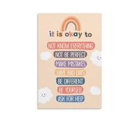 Poster éducatif « It Is Okay To Feel Calming Corner Calm Down Corner » (60 x 90 cm)