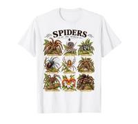 Poster éducatif pour Enfants Motif araignées du Monde T-Shirt