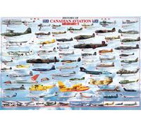 Poster Educational Éducation Aviation canadienne