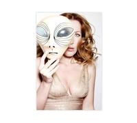 Poster élégant sur toile représentant le chanteur de Geri Halliwell - Décoration murale pour salon, chambre à coucher - 30 x 45 cm